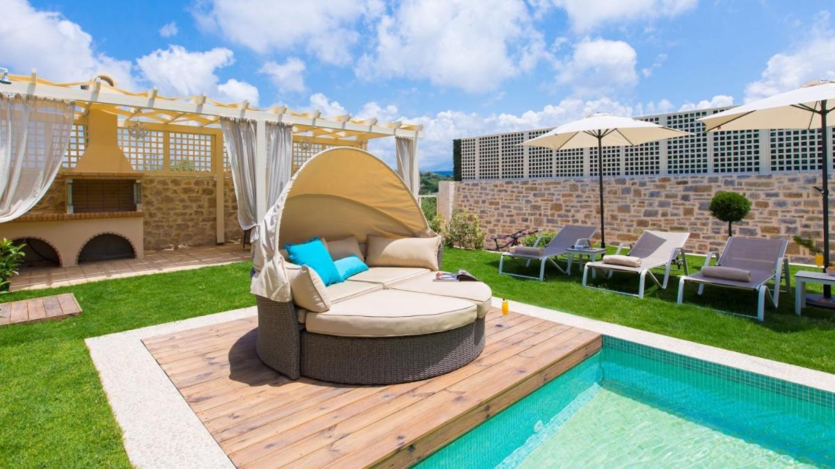 Blue Mare Villa Rethimno Magnisia ภายนอก รูปภาพ