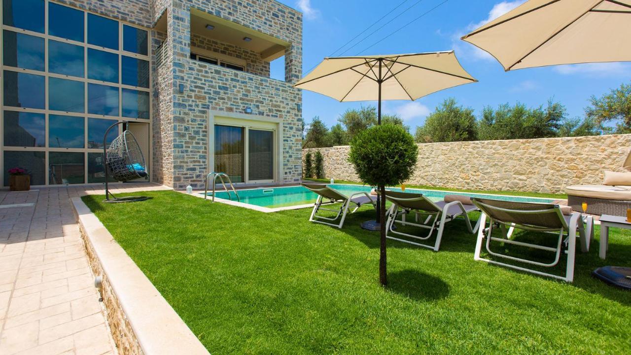 Blue Mare Villa Rethimno Magnisia ภายนอก รูปภาพ