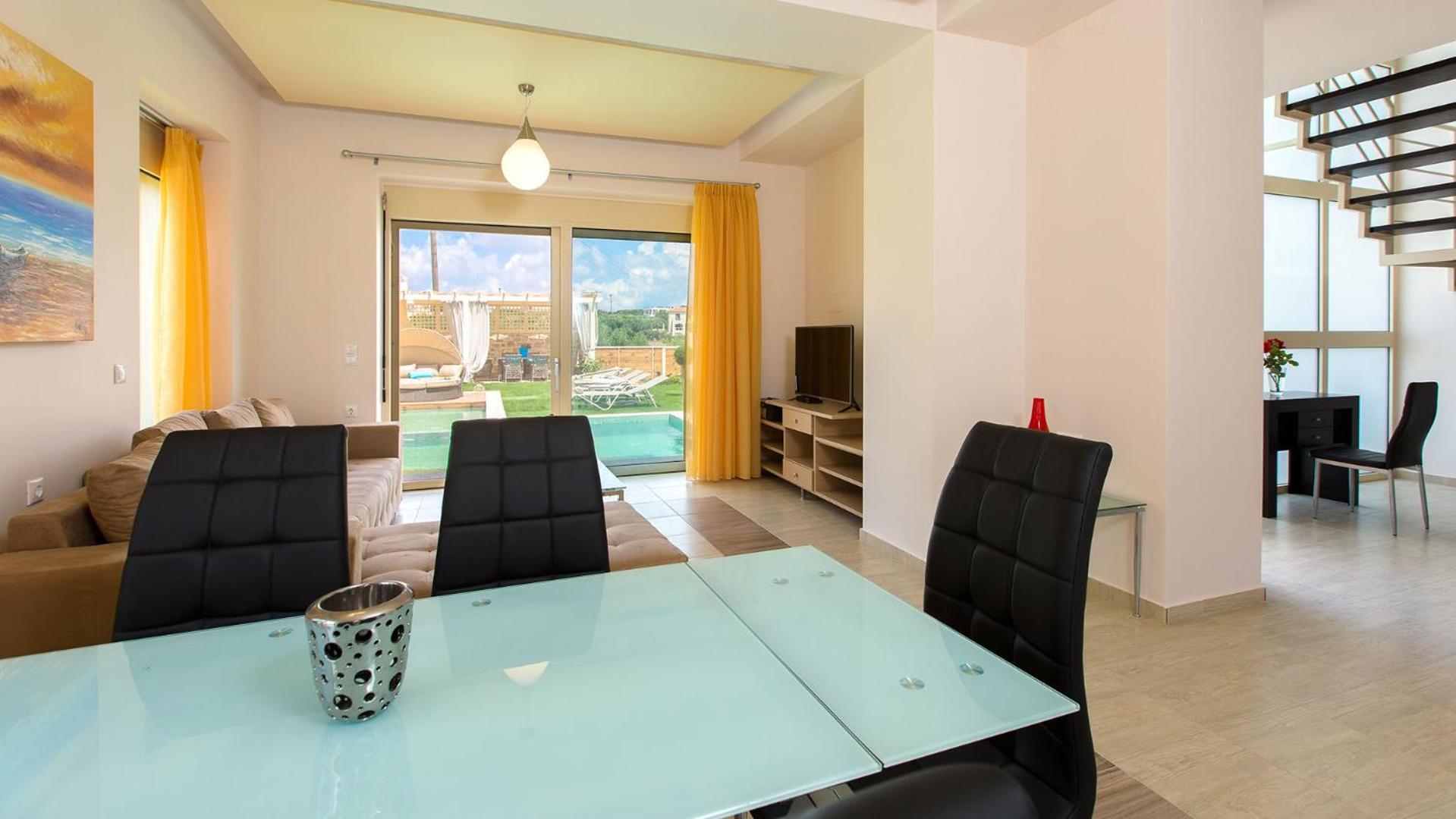 Blue Mare Villa Rethimno Magnisia ภายนอก รูปภาพ